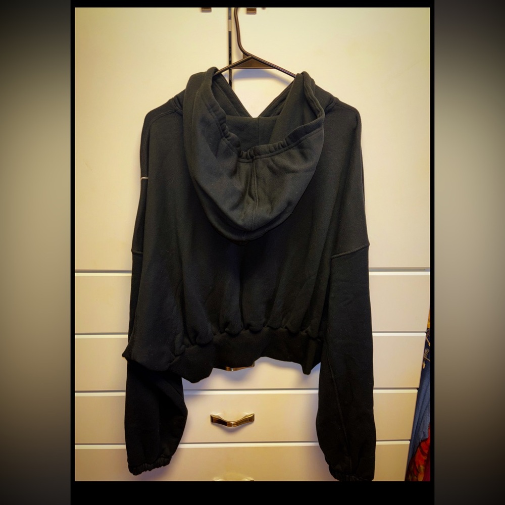 Women’s nike crop French terry hoodie - Picture 3 of 4